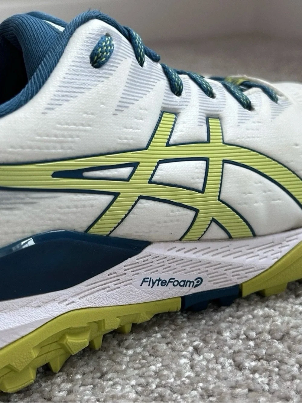 ASICS GEL-Kayano Ace Spikeless Size 11 Golf Shoes Men's White/Neon Lime 1111A209